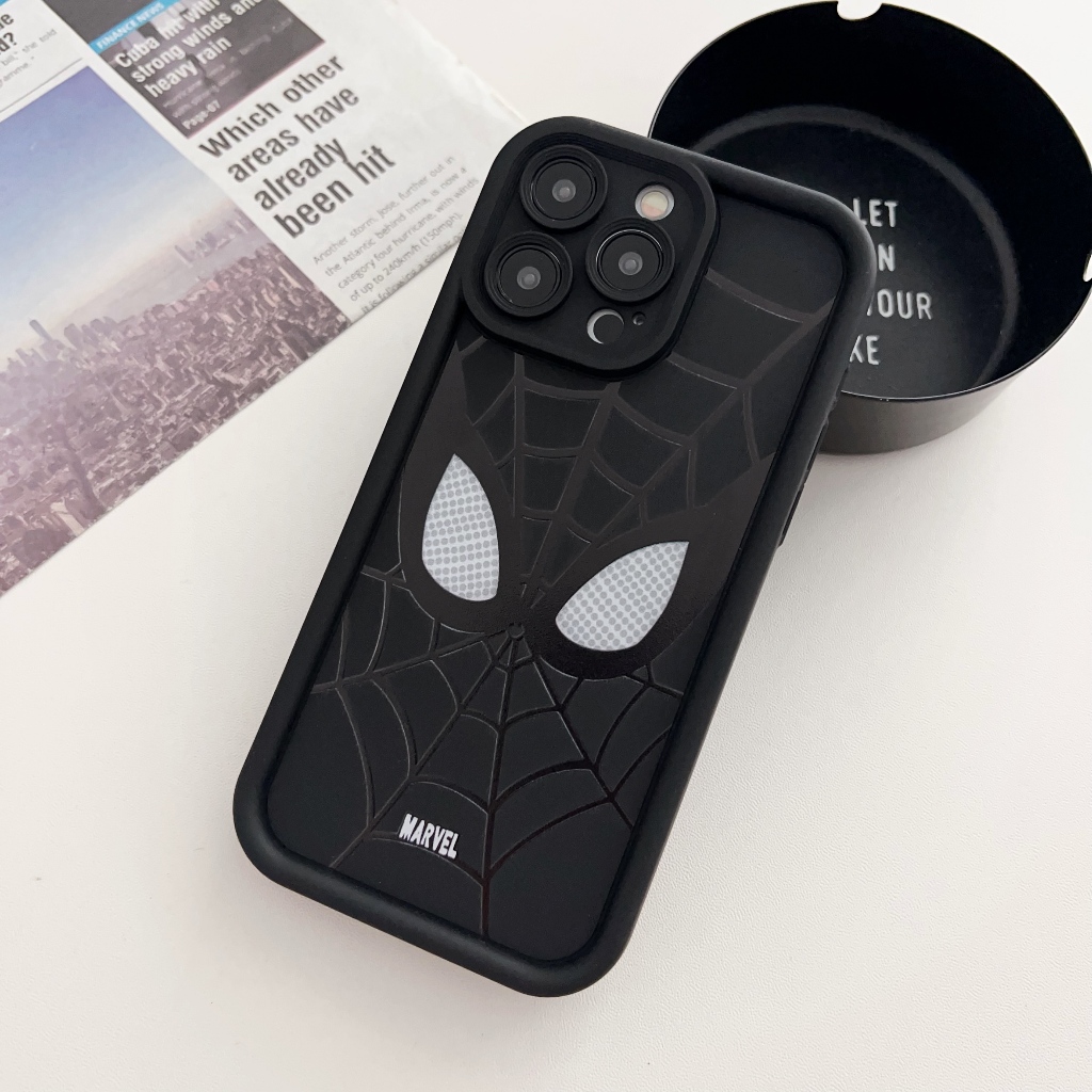 Thời Trang Ốp Lưng Chống Sốc Hình Người Nhện Cho iphone 14promax / 14pro / 14 / 13promax / 13pro / 13 / 12 / 11