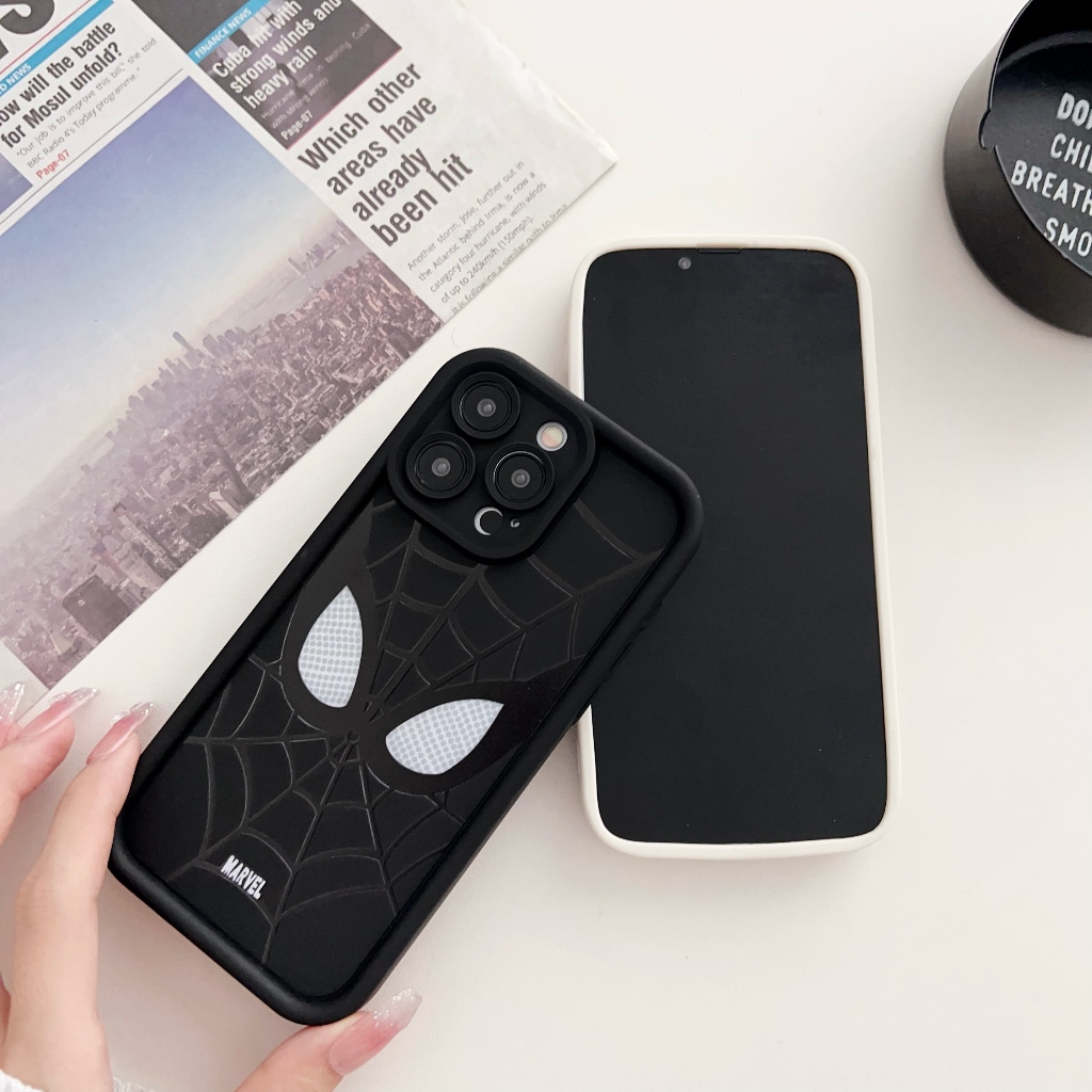 Thời Trang Ốp Lưng Chống Sốc Hình Người Nhện Cho iphone 14promax / 14pro / 14 / 13promax / 13pro / 13 / 12 / 11