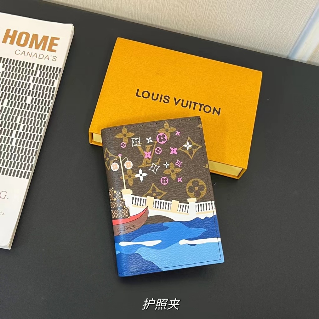 Ví Da Đựng Hộ Chiếu louis vuitton Cao Cấp Giá Đỡ