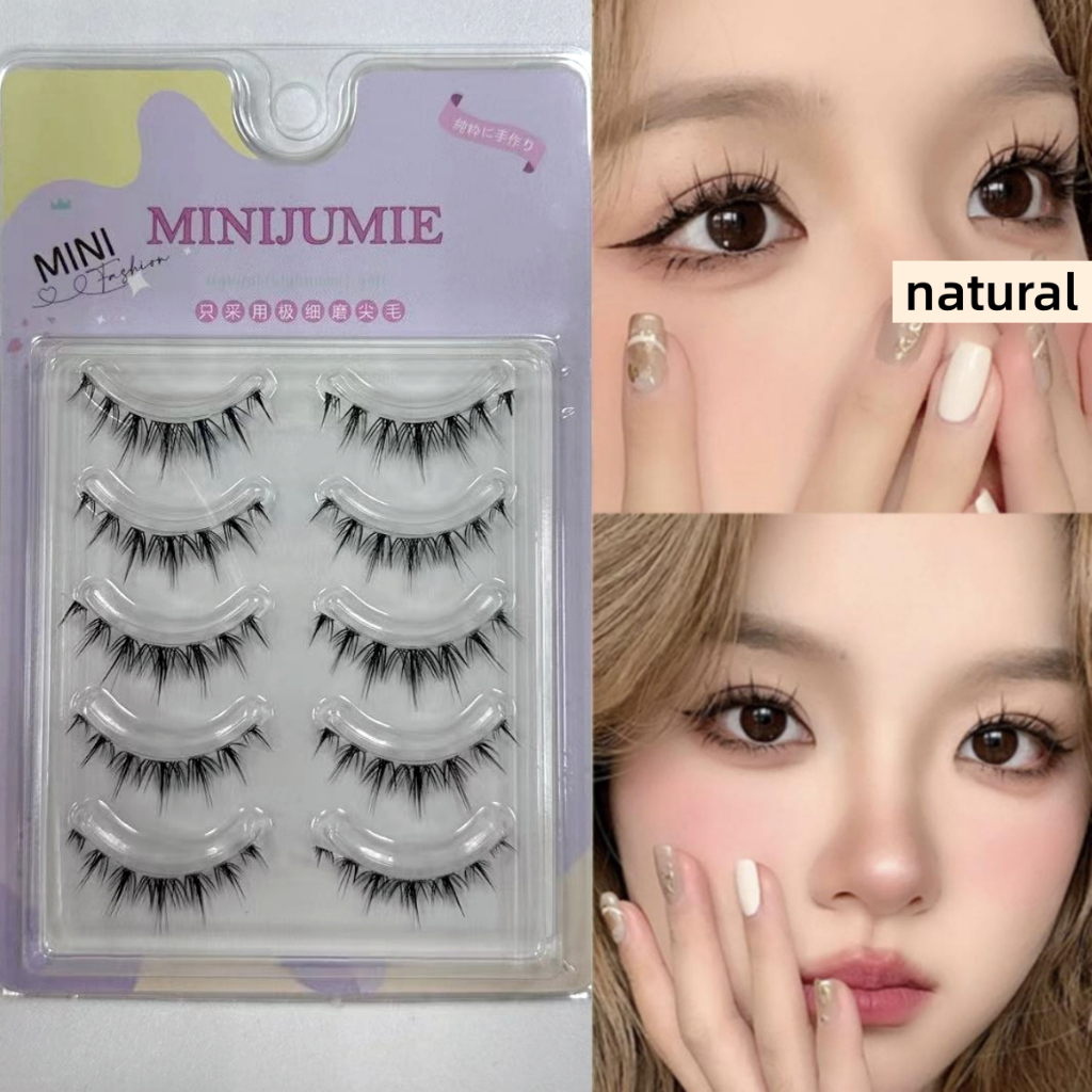 Lông Mi Giả Minijumie Dày Tự Nhiên Tái Sử Dụng Được