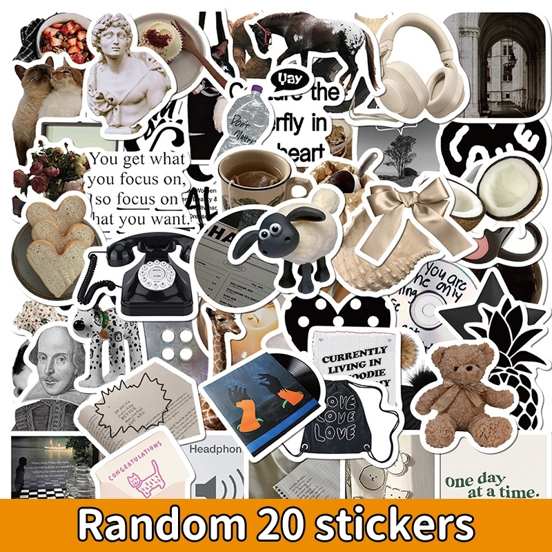 Bộ 10-20 Sticker Thời Trang Hàn Quốc