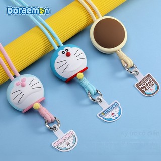 Dây Đeo Điện Thoại Bằng Silicon Hình doraemon Dễ Thương