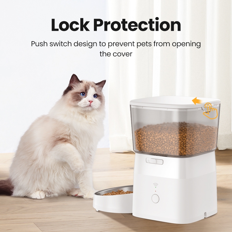 Rojeco Máy Cho Mèo Ăn Tự Động Dung Tích 2l