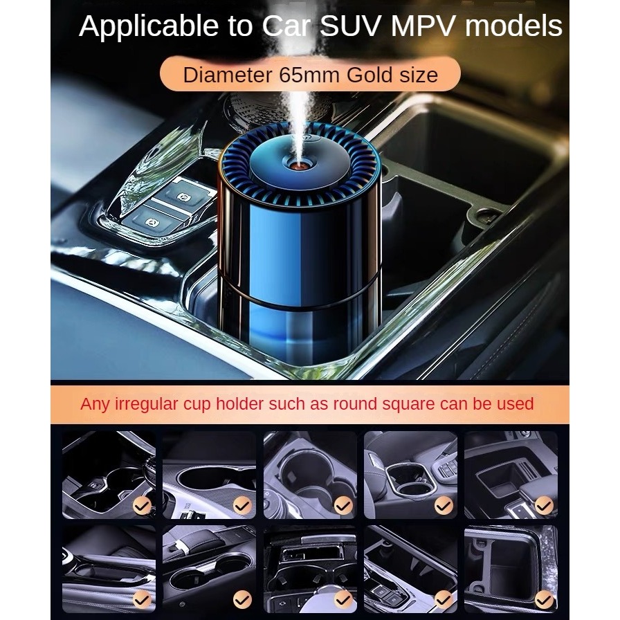 Máy Xông Tinh Dầu Tự Động Máy Khuếch Tán Tinh Dầu Nước Hoa ô tô Cao Cấp Mới Đèn LED Chiếu Hình Bầu Trời đầy Sao