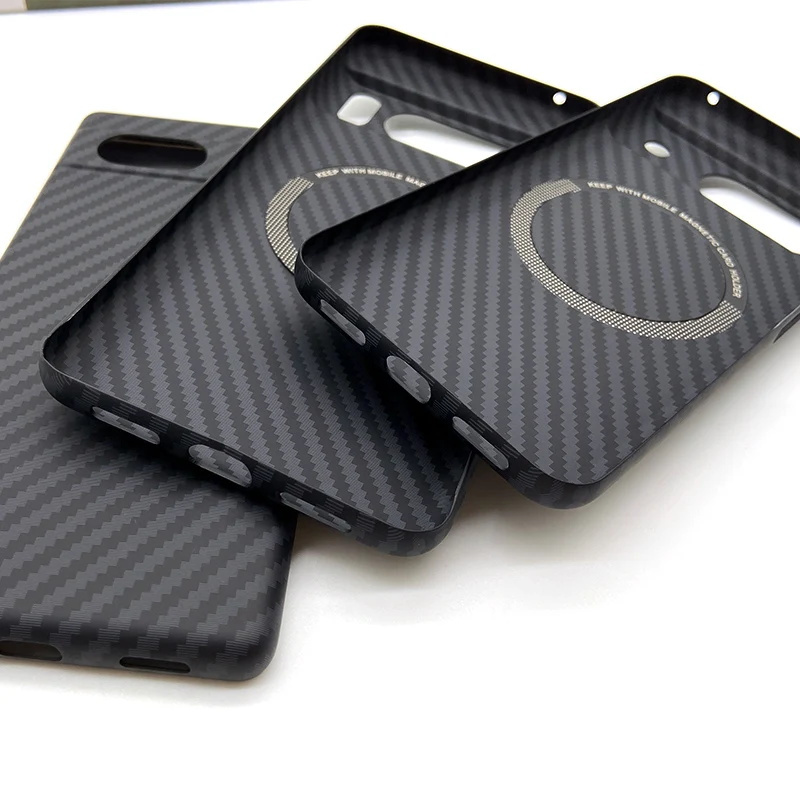 Bao Da Điện Thoại Sợi carbon Siêu Mỏng Cho google pixel 8 pro 7a Ốp