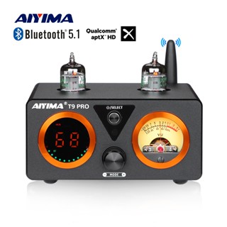 Amply AIYIMA T9 PRO HiFi Bluetooth ống khuếch đại công suất stereo USB DAC COAX OPT 100Wx2