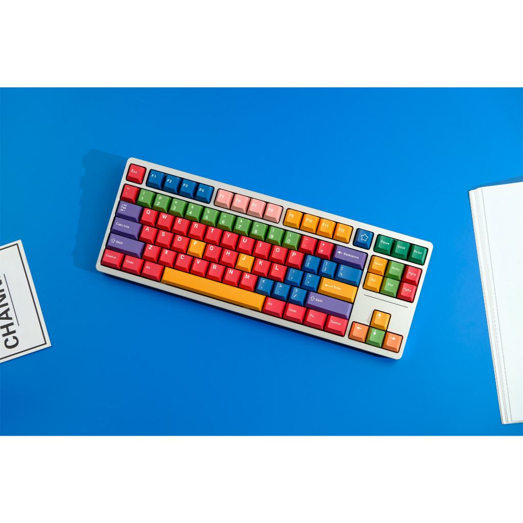 GMK Handarbeit Keycaps, 129 Phím Keycaps Anh Đào Hồ Sơ DYE-SUB Cá Tính GMK Keycaps Cho Bàn Phím Cơ