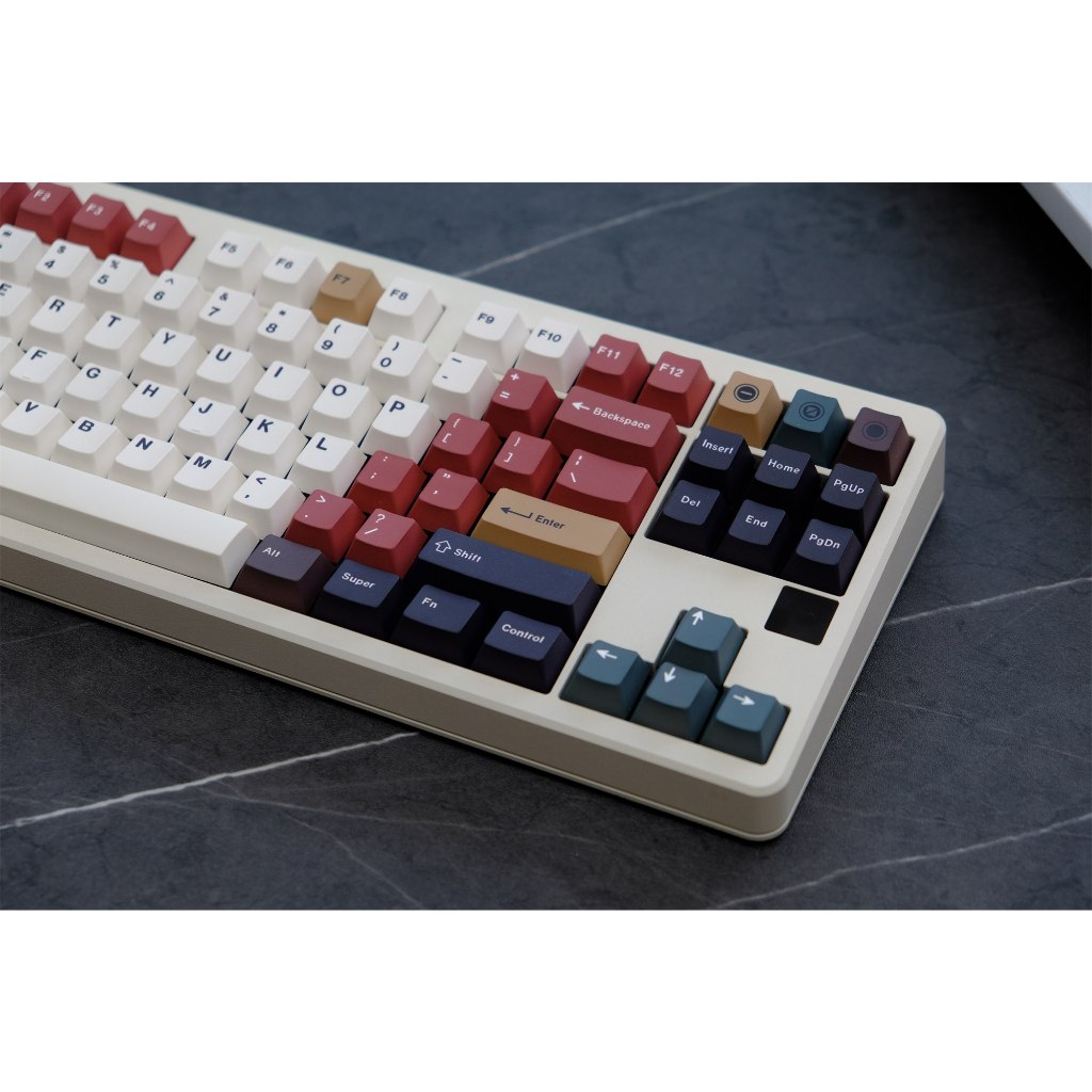 GMK Hỗn Hợp Đèn Keycaps, 129 Phím Keycaps Anh Đào Hồ Sơ DYE-SUB Cá Tính GMK Keycaps Cho Bàn Phím Cơ