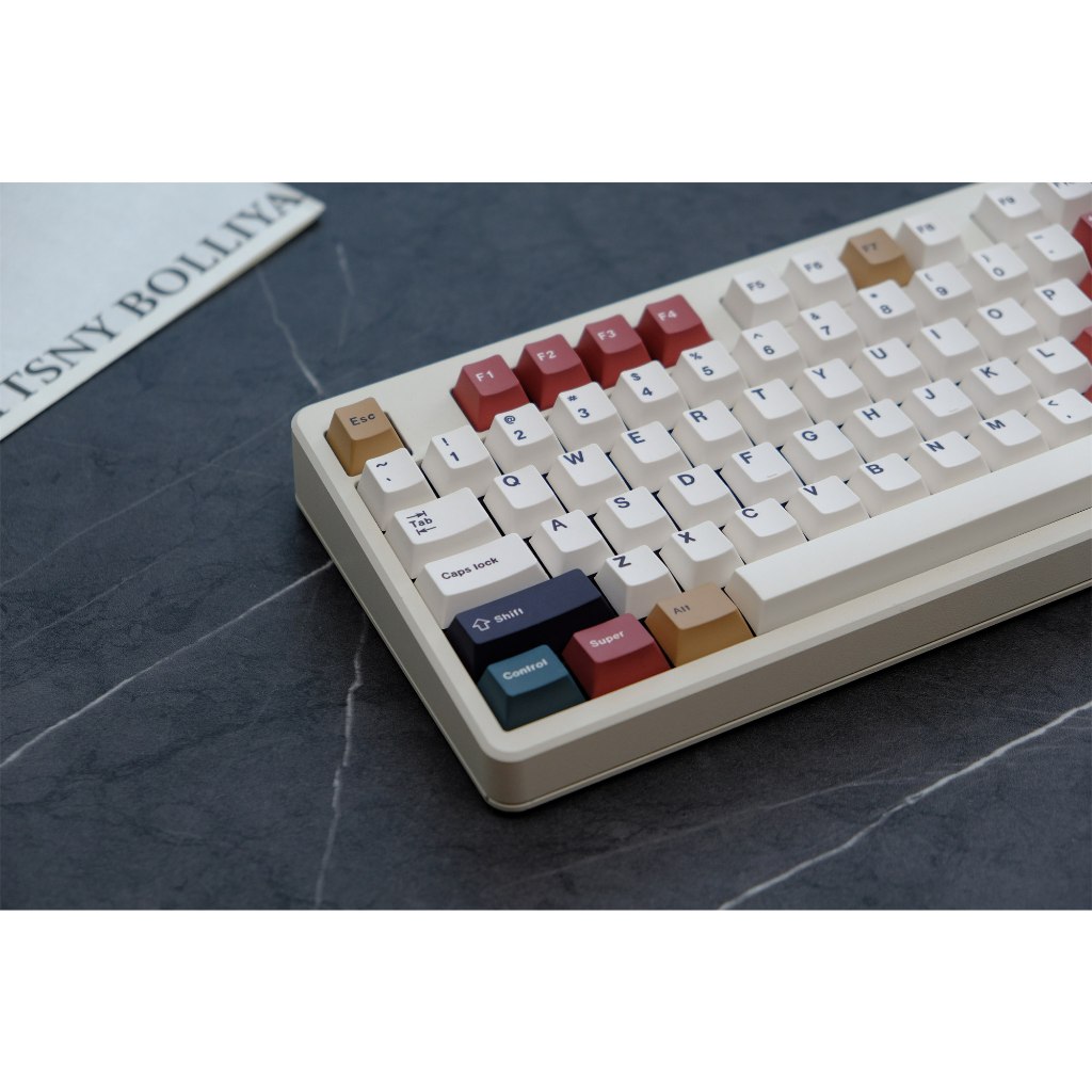GMK Hỗn Hợp Đèn Keycaps, 129 Phím Keycaps Anh Đào Hồ Sơ DYE-SUB Cá Tính GMK Keycaps Cho Bàn Phím Cơ