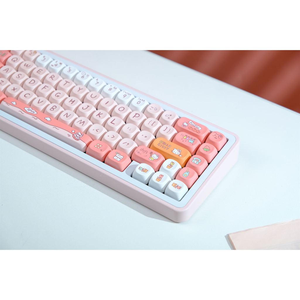 Keycaps mèo GMK Kitt, 126 Phím keycaps MOA Profile DYE-SUB Keycaps GMK được cá nhân hóa cho bàn phím cơ