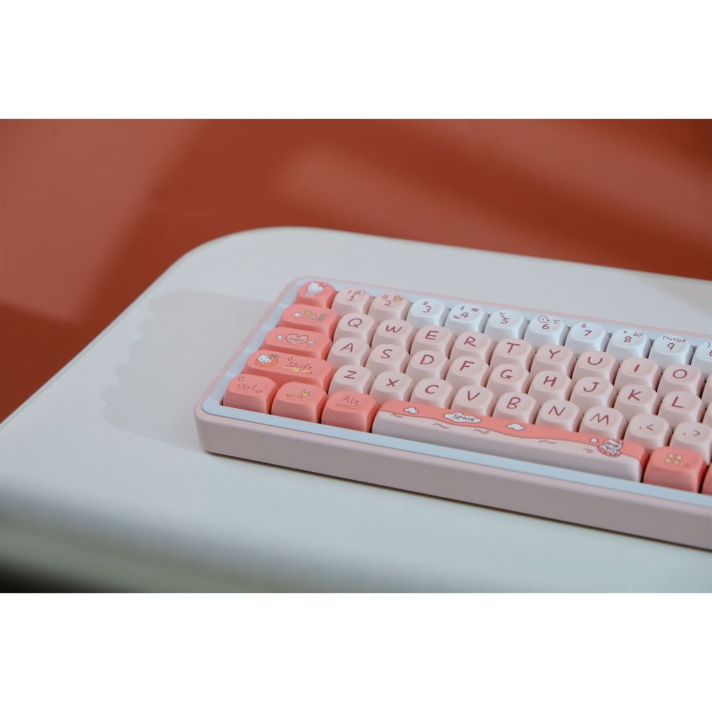 Keycaps mèo GMK Kitt, 126 Phím keycaps MOA Profile DYE-SUB Keycaps GMK được cá nhân hóa cho bàn phím cơ
