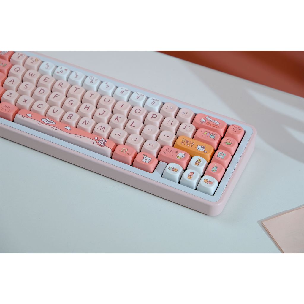 Keycaps mèo GMK Kitt, 126 Phím keycaps MOA Profile DYE-SUB Keycaps GMK được cá nhân hóa cho bàn phím cơ