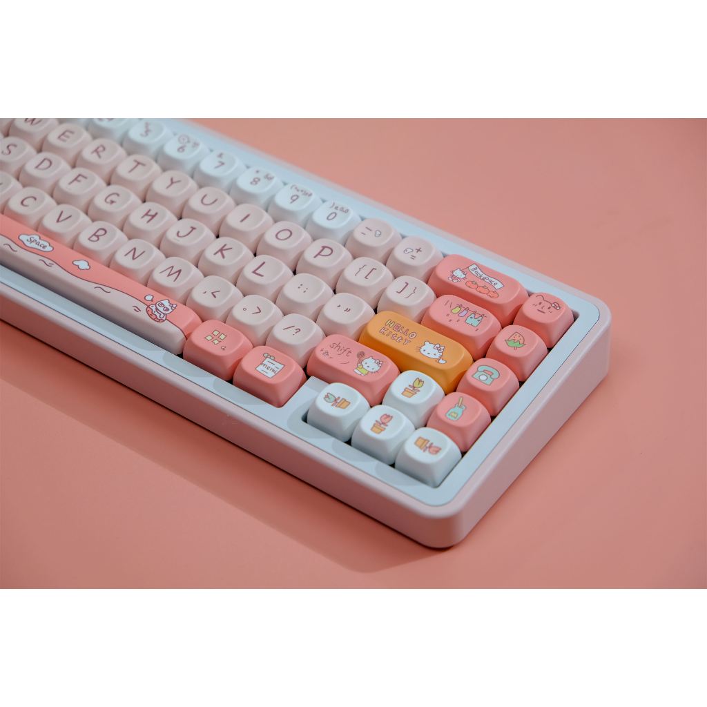 Keycaps mèo GMK Kitt, 126 Phím keycaps MOA Profile DYE-SUB Keycaps GMK được cá nhân hóa cho bàn phím cơ
