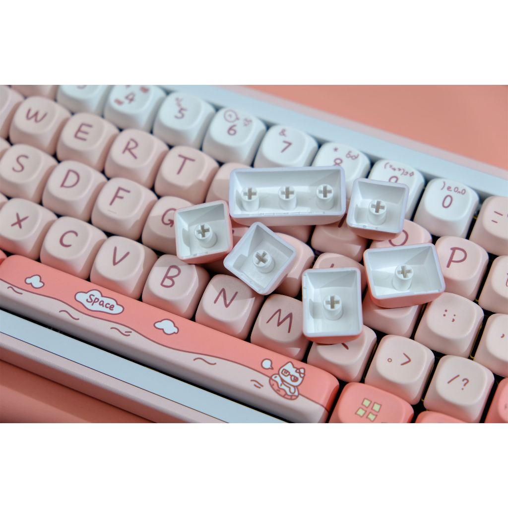 Keycaps mèo GMK Kitt, 126 Phím keycaps MOA Profile DYE-SUB Keycaps GMK được cá nhân hóa cho bàn phím cơ