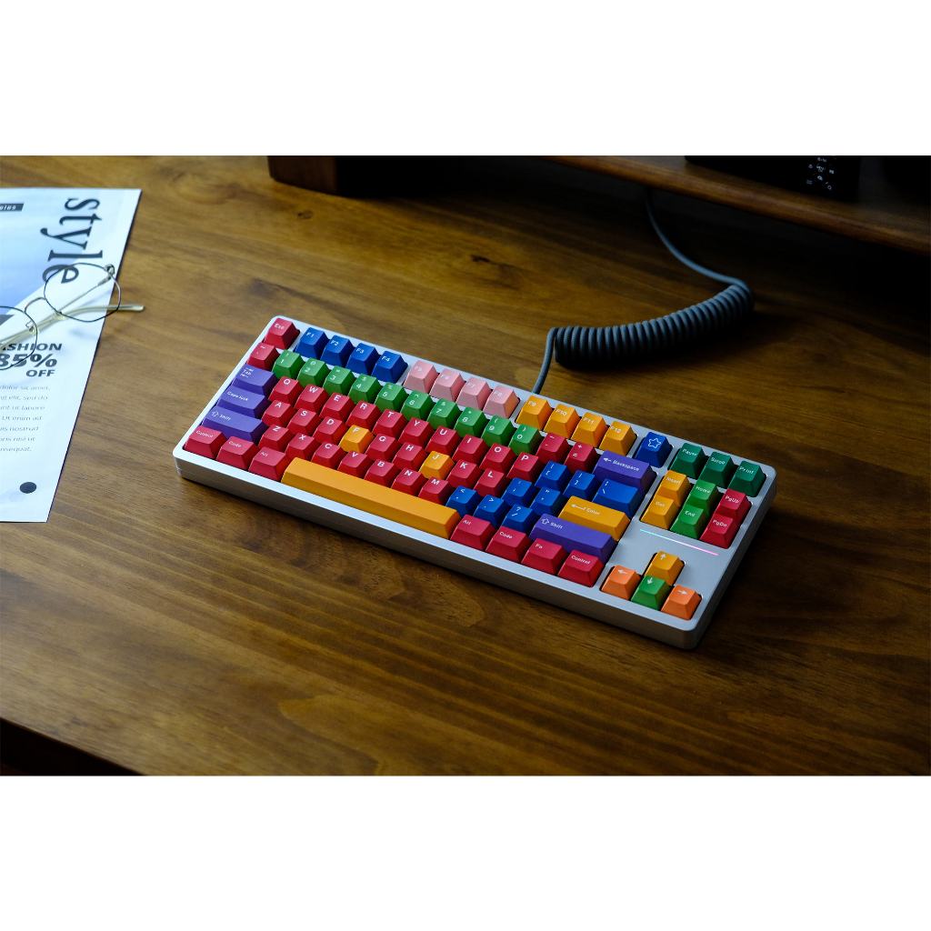 GMK Handarbeit Keycaps, 129 Phím Keycaps Anh Đào Hồ Sơ DYE-SUB Cá Tính GMK Keycaps Cho Bàn Phím Cơ