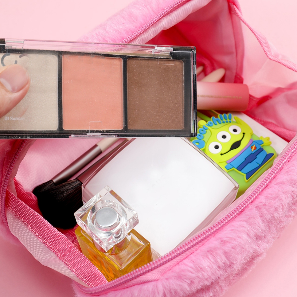 Túi đựng mỹ phẩm MINISO Disney túi bút cầm tay túi đựng đồ trang điểm Đáng yêu hộp bút 20x10x12cm