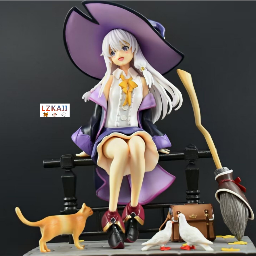 Wandering Mô Hình Phù Thủy elaina Gray Devilire gk 26cm Phiên Bản Giới Hạn Làm Bằng Nhựa resin Thủ Công Để Bàn Trang Trí