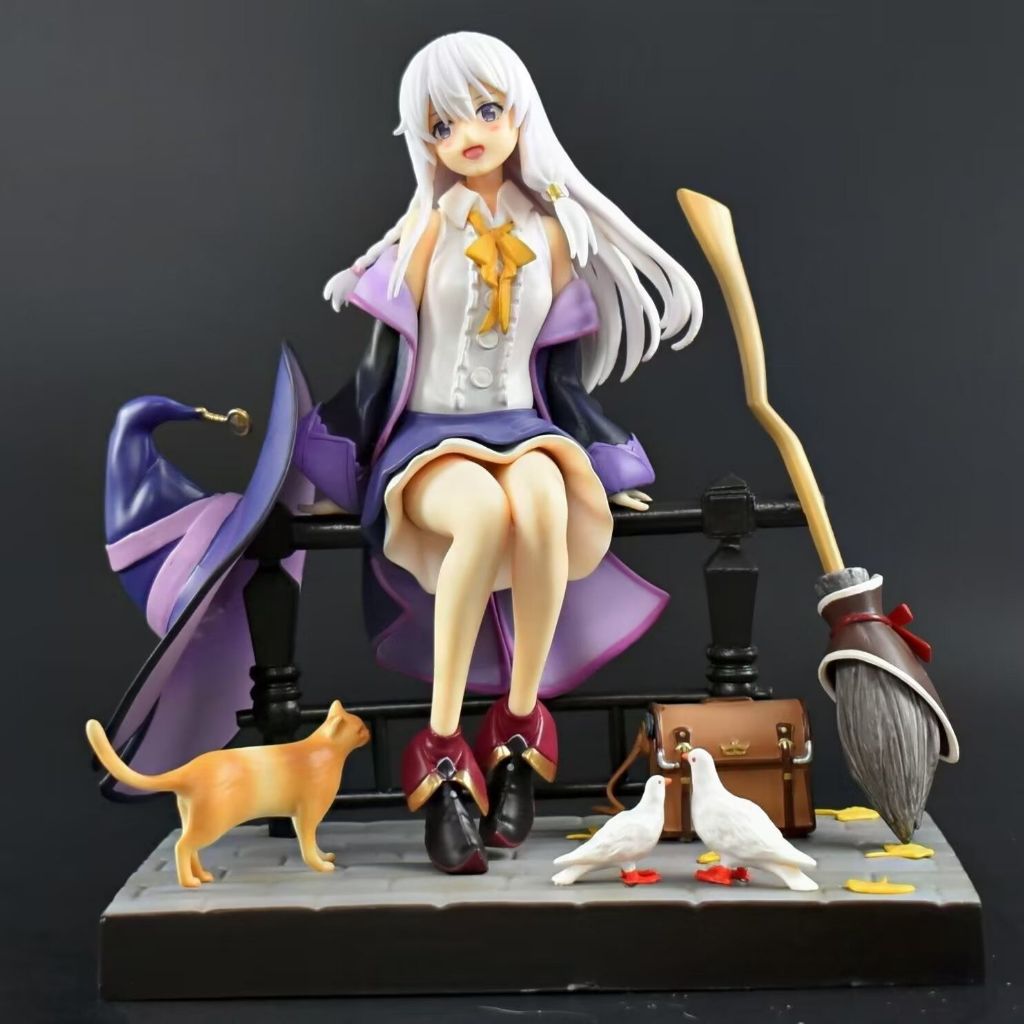 Wandering Mô Hình Phù Thủy elaina Gray Devilire gk 26cm Phiên Bản Giới Hạn Làm Bằng Nhựa resin Thủ Công Để Bàn Trang Trí