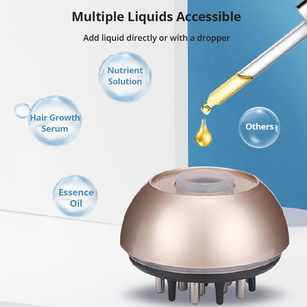 Tinh Dầu Mát Xa Da Đầu Kích Thích Mọc Tóc Cho Nam Và Nữ ,Lược Chải Tóc Massage Da Đầu Chống Tĩnh Điện