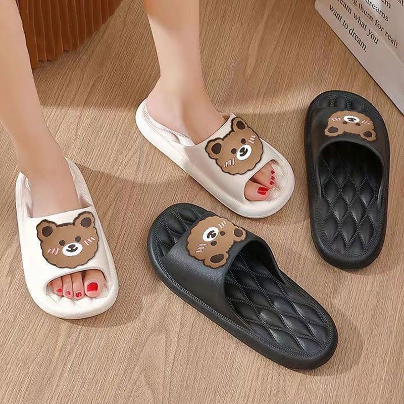 Dép Đi Biển In Hoạt Hình Dễ Thương Cho Các Cặp Đôi