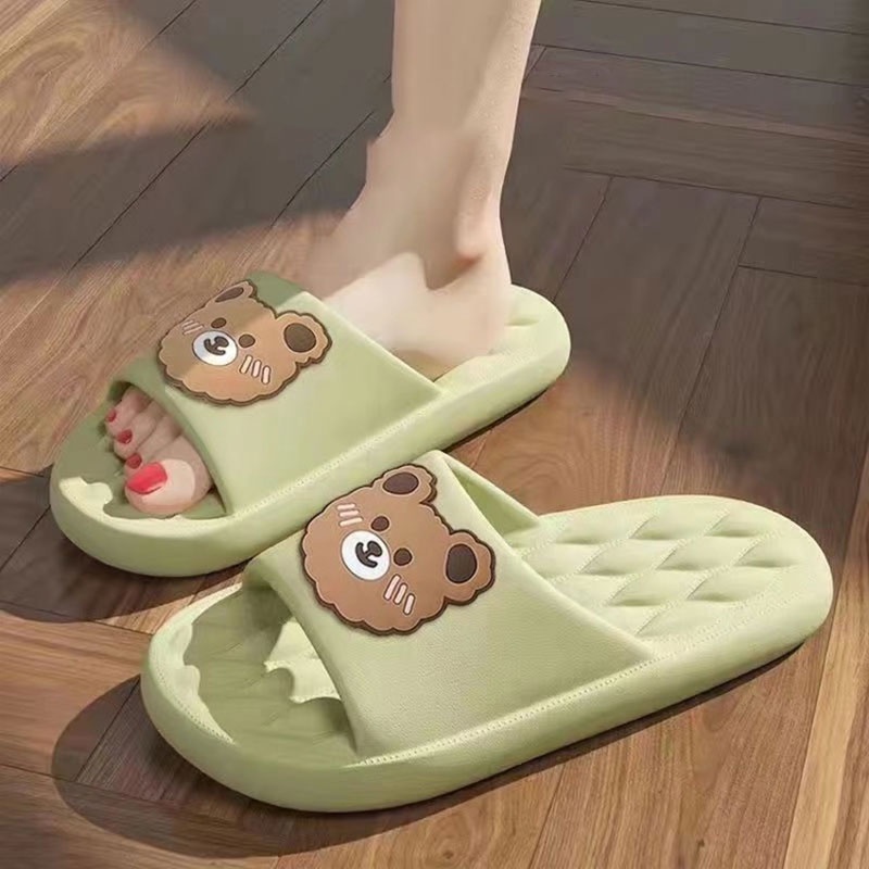 Dép Đi Biển In Hoạt Hình Dễ Thương Cho Các Cặp Đôi