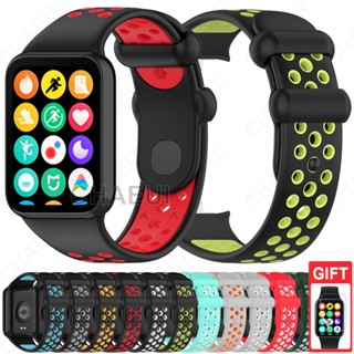  Phụ kiện dây đeo silicon Thay thế vòng tay thoáng khí cho Xiaomi Smart Band 8 9 Pro   Redmi Watch 4 5 