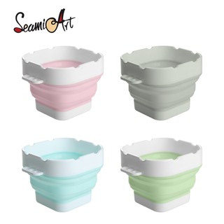 Xô đựng màu nước SEAMIART mini có thể gấp gọn tiện dụng