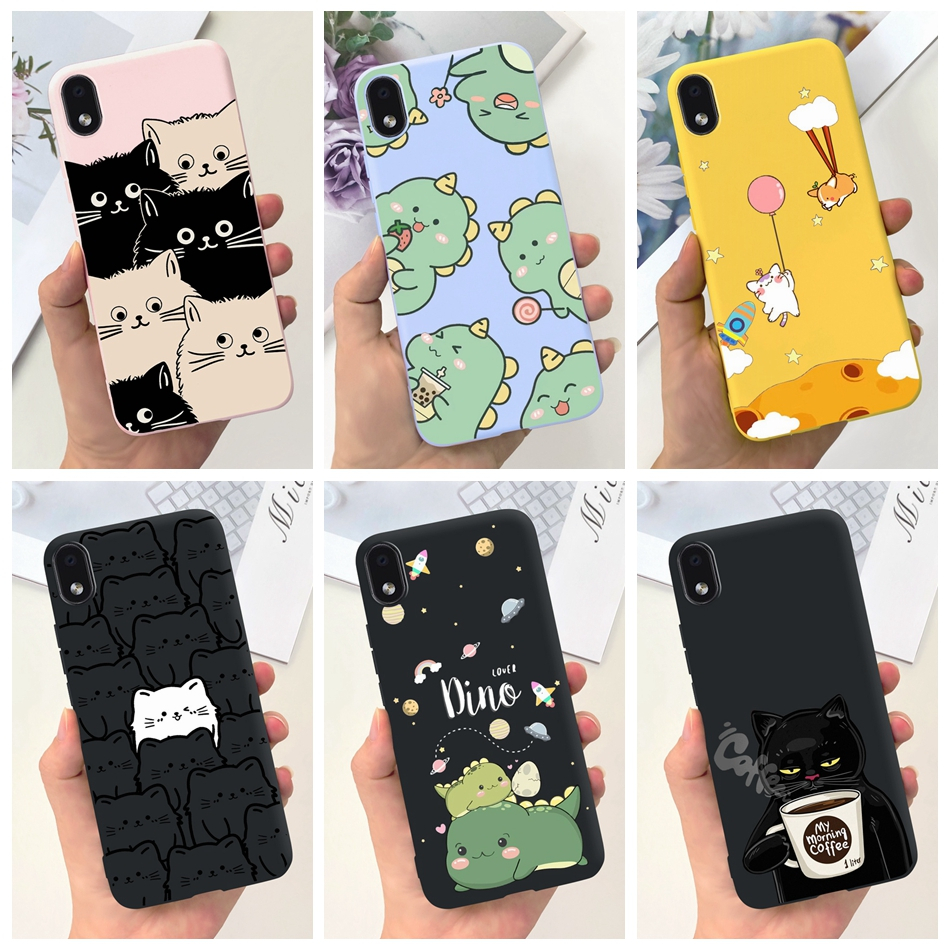 Samsung Ốp Điện Thoại tpu Dẻo Họa Tiết Hoạt Hình Khủng Long / Mèo Cho samsung galaxy a01 core / a01 