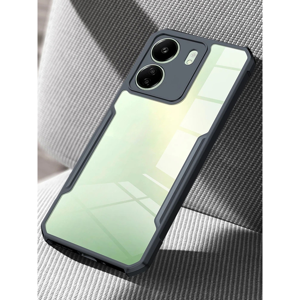 Chống Sốc Ốp Điện Thoại acrylic Trong Suốt Cho Xiaomi Redmi 13C 12C 10C 12 12R 10 4G 5G