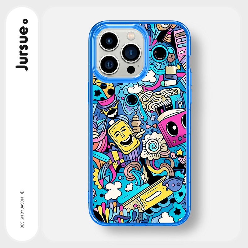 Ốp lưng JURSUE mềm hoạt hình ngộ nghĩnh dễ thương đẹp Cho iPhone 15 14 13 12 11 Pro Max SE 2020 X XR XS ip 8 7 Plus Y4312