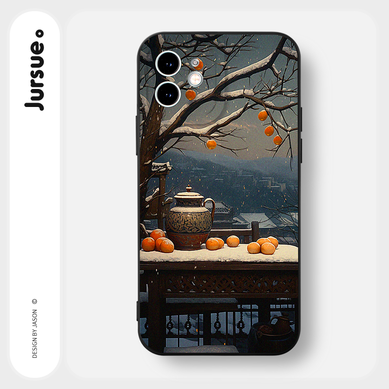 Ốp lưng JURSUE chống bẩn mềm dễ thương đẹp độc lạ Cho iPhone 15 14 13 12 11 Pro Max SE 2020 X XR XS 8 7 ip 6S 6 Plus XYAB208