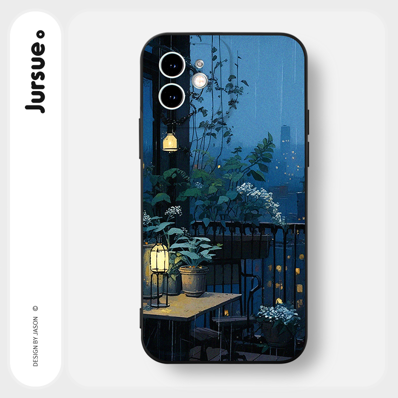 Ốp lưng JURSUE chống bẩn mềm dễ thương đẹp độc lạ Cho iPhone 15 14 13 12 11 Pro Max SE 2020 X XR XS 8 7 ip 6S 6 Plus XYAB210