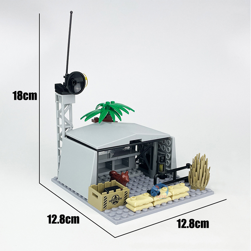 Leyu moc Fighting base Lắp Ráp Mô Hình Nhân Vật Quân Đội