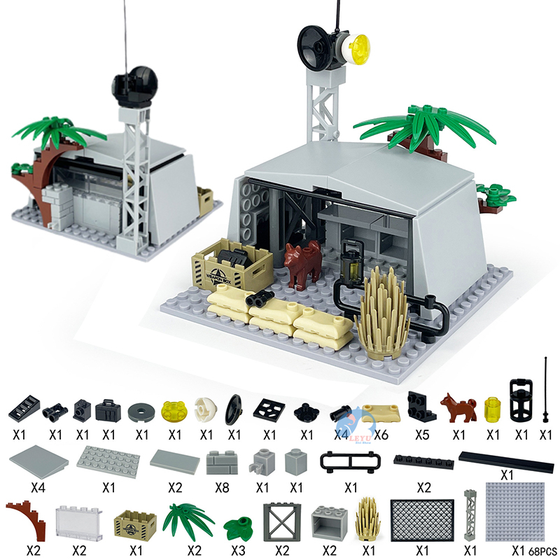 Leyu moc Fighting base Lắp Ráp Mô Hình Nhân Vật Quân Đội