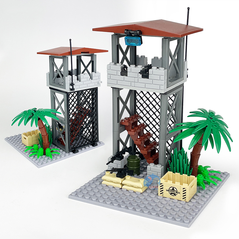 Leyu moc Fighting base Lắp Ráp Mô Hình Nhân Vật Quân Đội