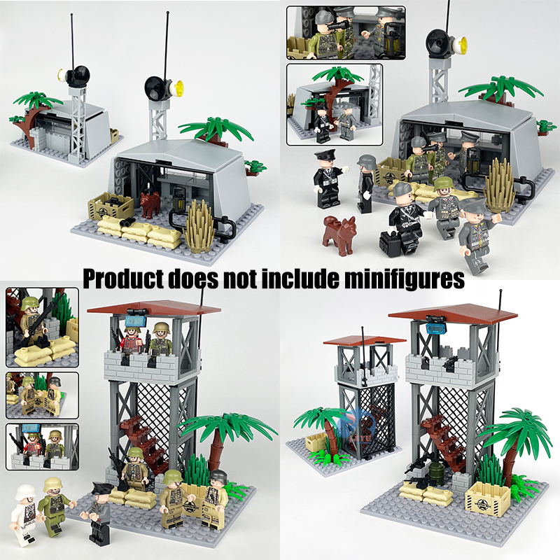 Leyu moc Fighting base Lắp Ráp Mô Hình Nhân Vật Quân Đội