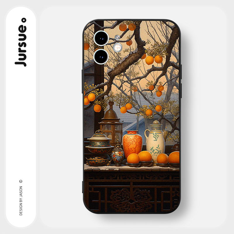 Ốp lưng JURSUE chống bẩn mềm dễ thương đẹp độc lạ Cho iPhone 15 14 13 12 11 Pro Max SE 2020 X XR XS 8 7 ip 6S 6 Plus XYAB206