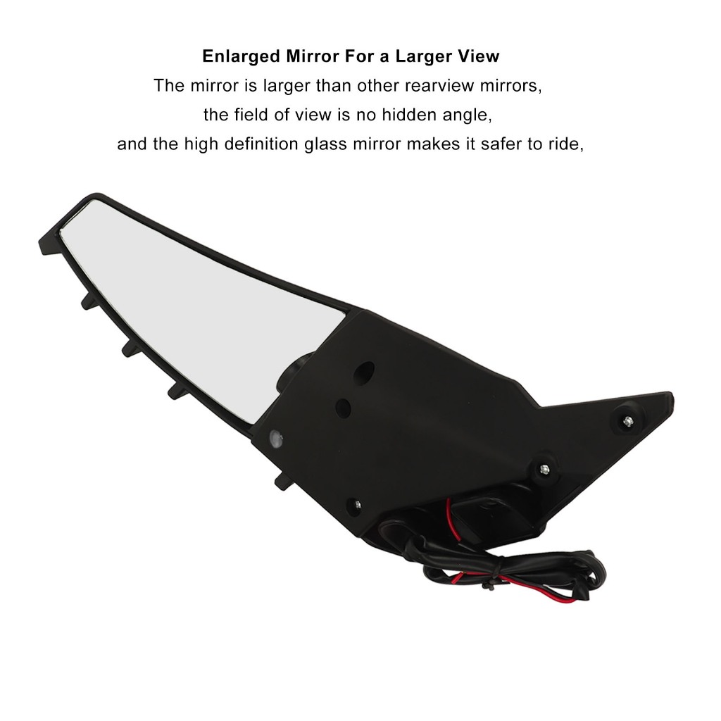 Có thể bán buôn 2 Chiếc Xe Máy Gương Chiếu Hậu Có Đèn LED Nhan Thể Điều Chỉnh Xoay Bên Cánh Cho Ninja 250 400 650 ZX10R Vermont055 Hàng giao ngay