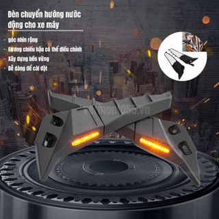 Có thể bán buôn 2 chiếc xe máy gương chiếu hậu có đèn led nhan thể điều chỉnh xoay bên cánh cho ninja 250 400 650 zx10r vermont055 hàng giao ngay