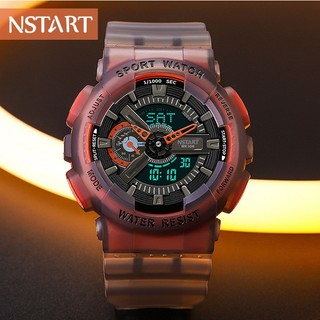 Đồng hồ đồng thương hiệu Nstart Đèn LED chống nước ONE PIECE Đồng hồ thể thao