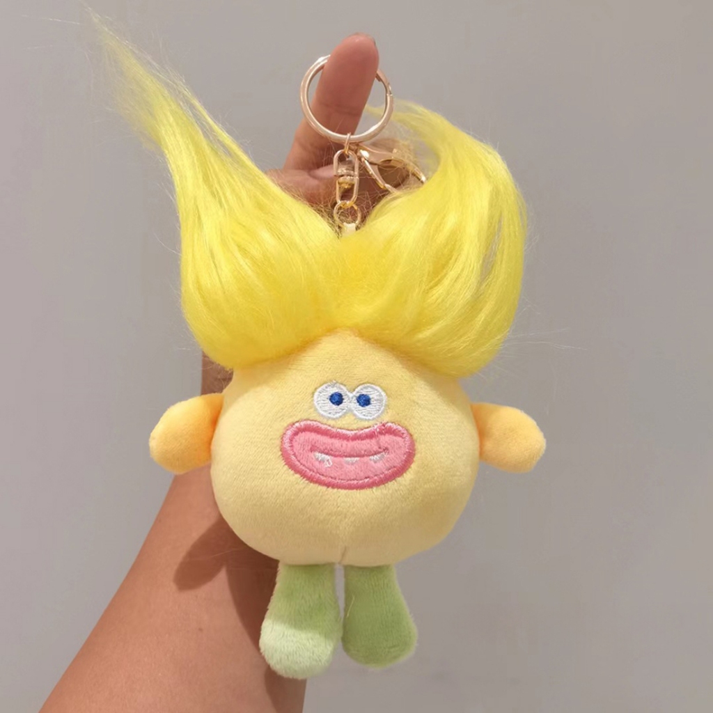 Dopamine Chìa khóa hoạt hình xấu xí, đáng yêu Miệng xúc xích tóc xào thú nhồi bông buồn cười 12 Cung Hoàng Đạo Ngộ Nghĩnh