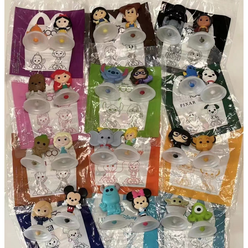 Mô Hình Đồ Chơi Nhân Vật Hoạt Hình disney Mcdonald 'S 100th 2023