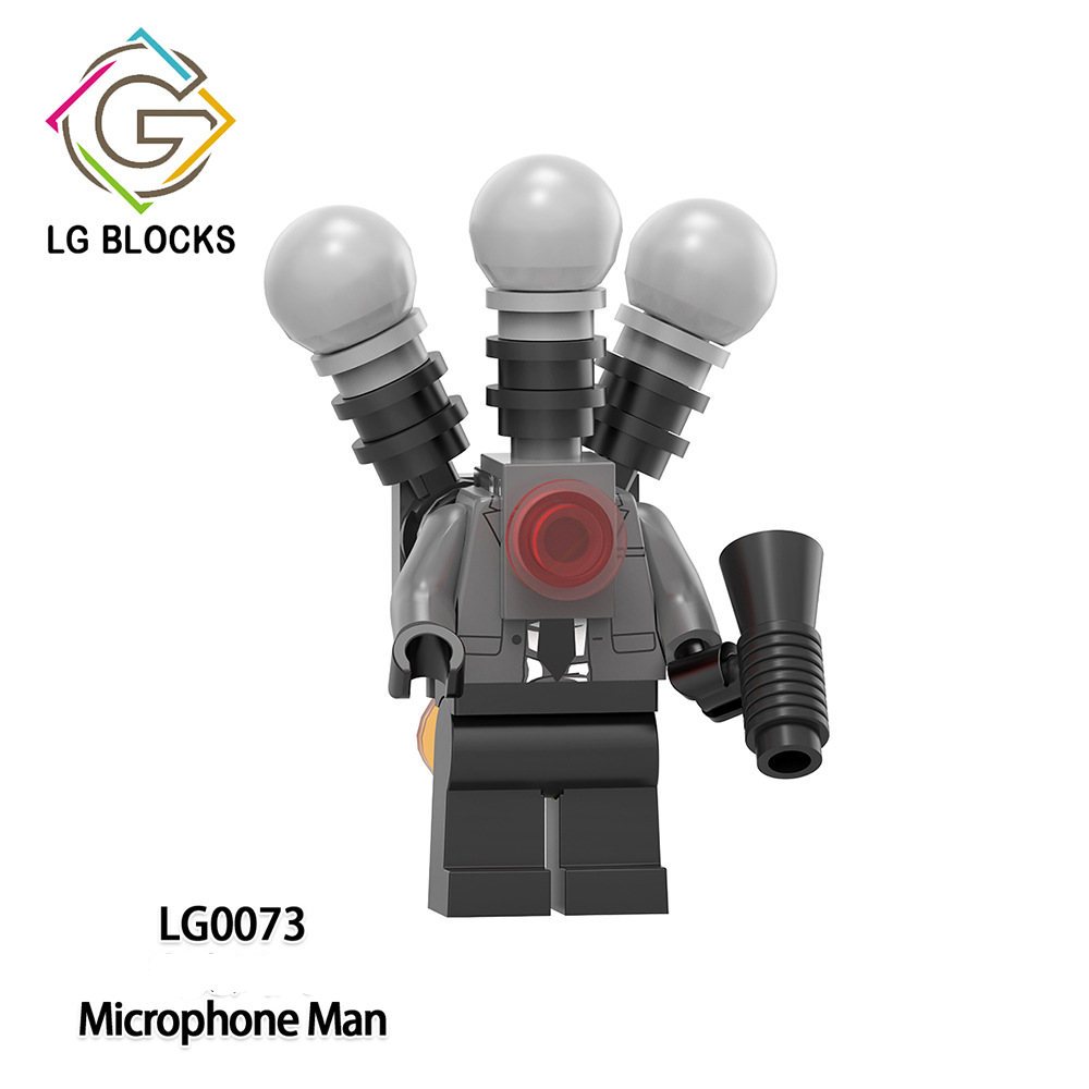 Khối Đồ Chơi Mô Hình toilet titan lg1011