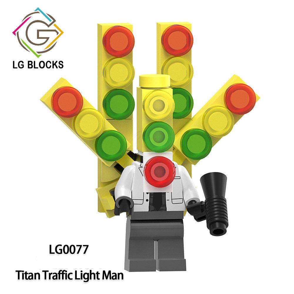 Khối Đồ Chơi Mô Hình toilet titan lg1011