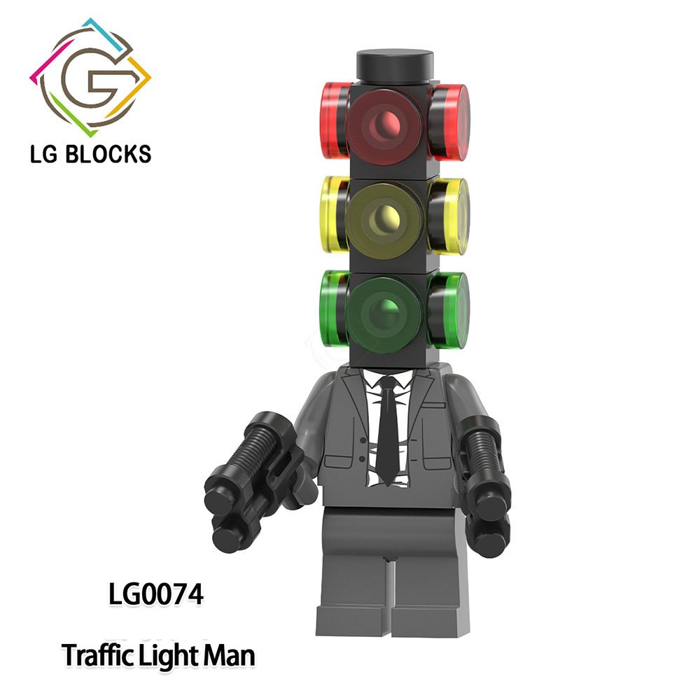Khối Đồ Chơi Mô Hình toilet titan lg1011