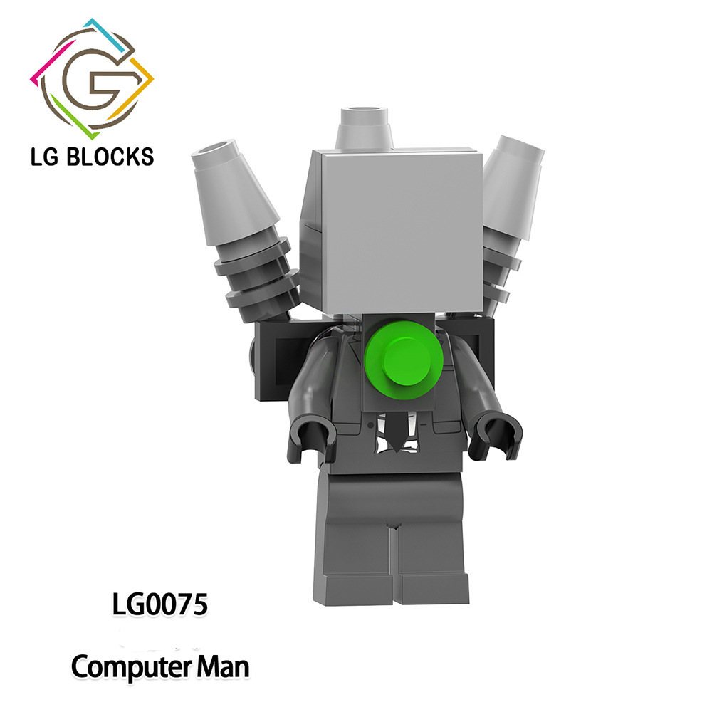 Khối Đồ Chơi Mô Hình toilet titan lg1011