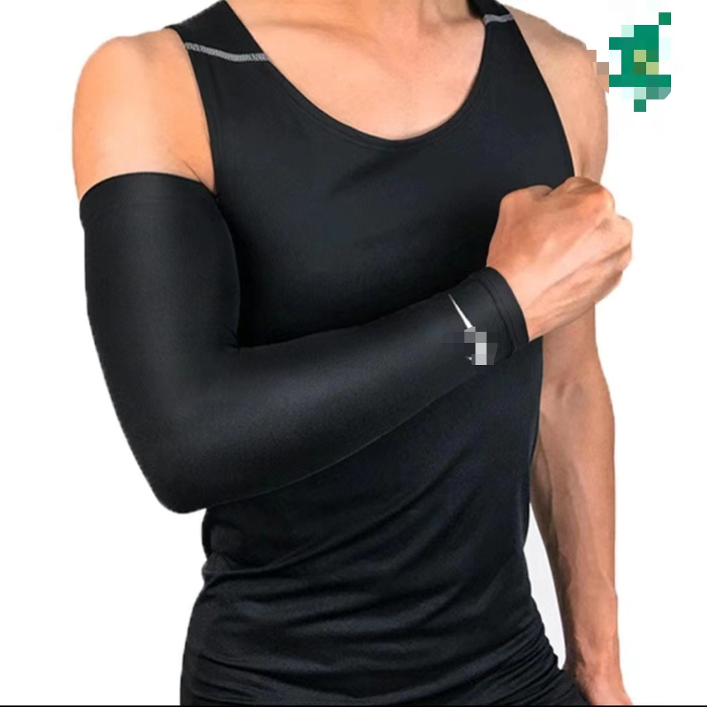 Găng Tay Bảo Vệ Cánh Tay Bằng Lụa Lạnh Thời Trang Đường Phố nk