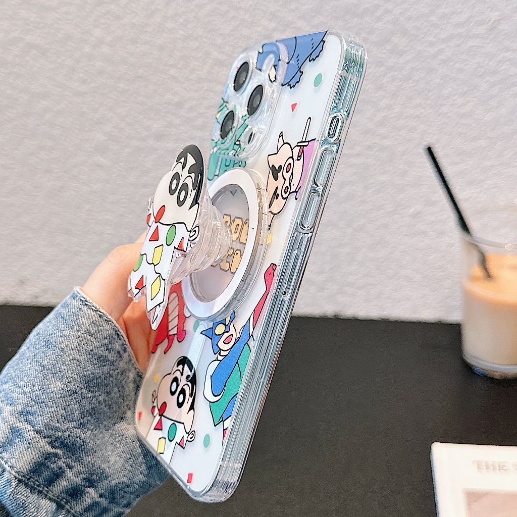 Ốp Điện Thoại Họa Tiết Cậu Bé Bút Chì Cho iphone 15 11 12 13 14 pro max i15