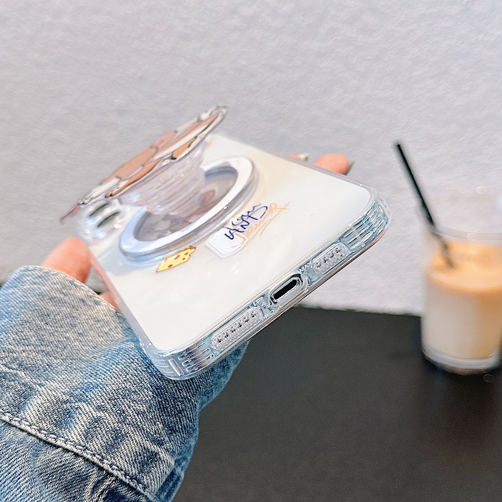 Ốp Điện Thoại Họa Tiết tom jerry Cho iphone 15 11 12 13 14 pro max