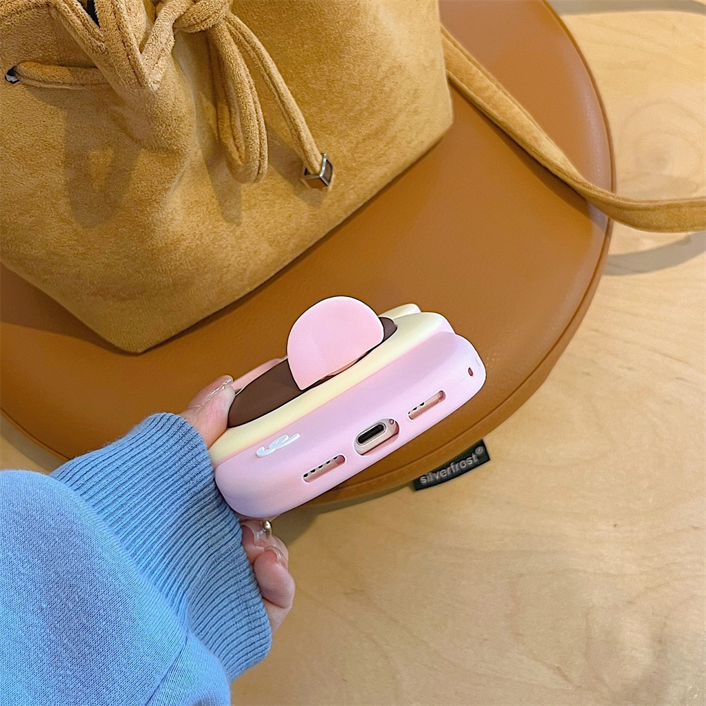 Ốp Điện Thoại Silicon Mềm Hình Cún 3d Cho iphone 15 pro max 14 pro max 13 pro max 12 pro max